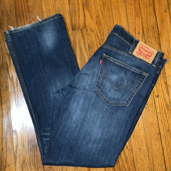 Levi's 527 Blue Bootcut Denim Jeans Classic Style size 38 - Picture 2 of 14